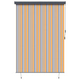 Vidaxl rolgordijn geel en blauw 180 x 250 cm stof en aluminium - afbeelding 2