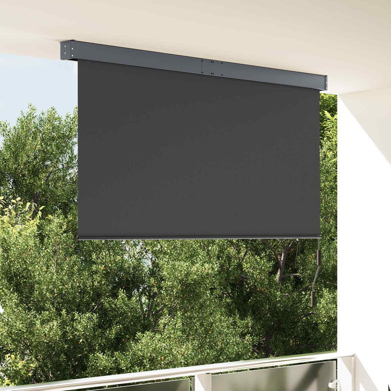 Vidaxl rolgordijn antracietkleurig 180 x 250 cm stof en aluminium