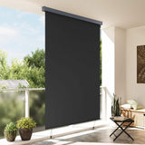 Vidaxl rolgordijn antracietkleurig 180 x 250 cm stof en aluminium - afbeelding 3
