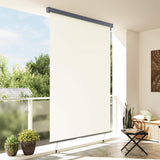 Vidaxl rolgordijn crèmekleurig 180 x 250 cm stof en aluminium - afbeelding 3
