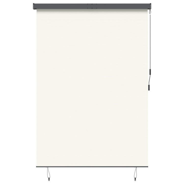 Vidaxl rolgordijn crèmekleurig 180 x 250 cm stof en aluminium