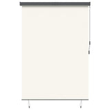 Vidaxl rolgordijn crèmekleurig 180 x 250 cm stof en aluminium - afbeelding 2