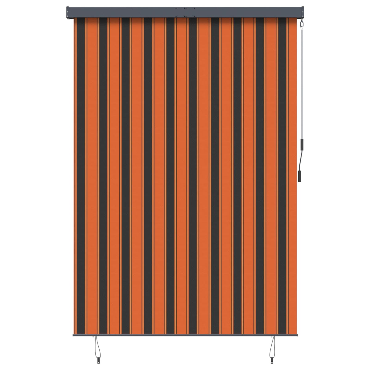 Vidaxl rolgordijn oranje en bruin 180 x 250 cm stof en aluminium