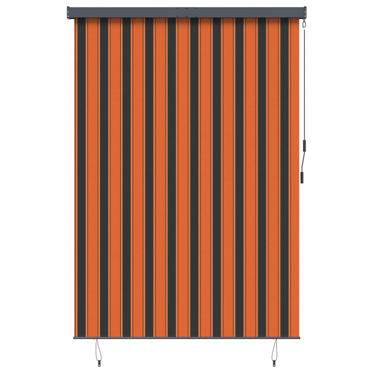 Vidaxl rolgordijn oranje en bruin 180 x 250 cm stof en aluminium