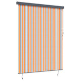 Vidaxl rolgordijn geel en blauw 200 x 250 cm stof en aluminium - afbeelding 2