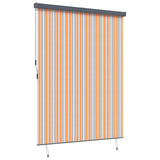 Vidaxl rolgordijn geel en blauw 200 x 250 cm stof en aluminium - afbeelding 3