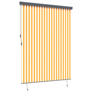 Vidaxl rolgordijn wit en oranje 200 x 250 cm stof en aluminium - afbeelding 3