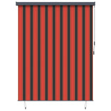 Vidaxl rolgordijn oranje en bruin 200 x 250 cm stof en aluminium - afbeelding 1