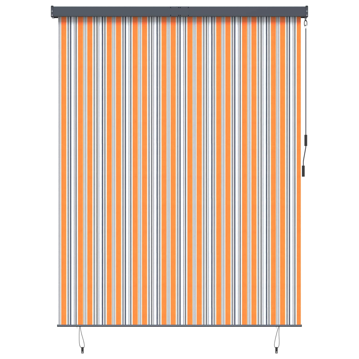 Vidaxl rolgordijn geel en blauw 220 x 250 cm stof en aluminium