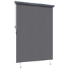 Vidaxl rolgordijn gestreept antraciet 200 x 250 cm stof en aluminium