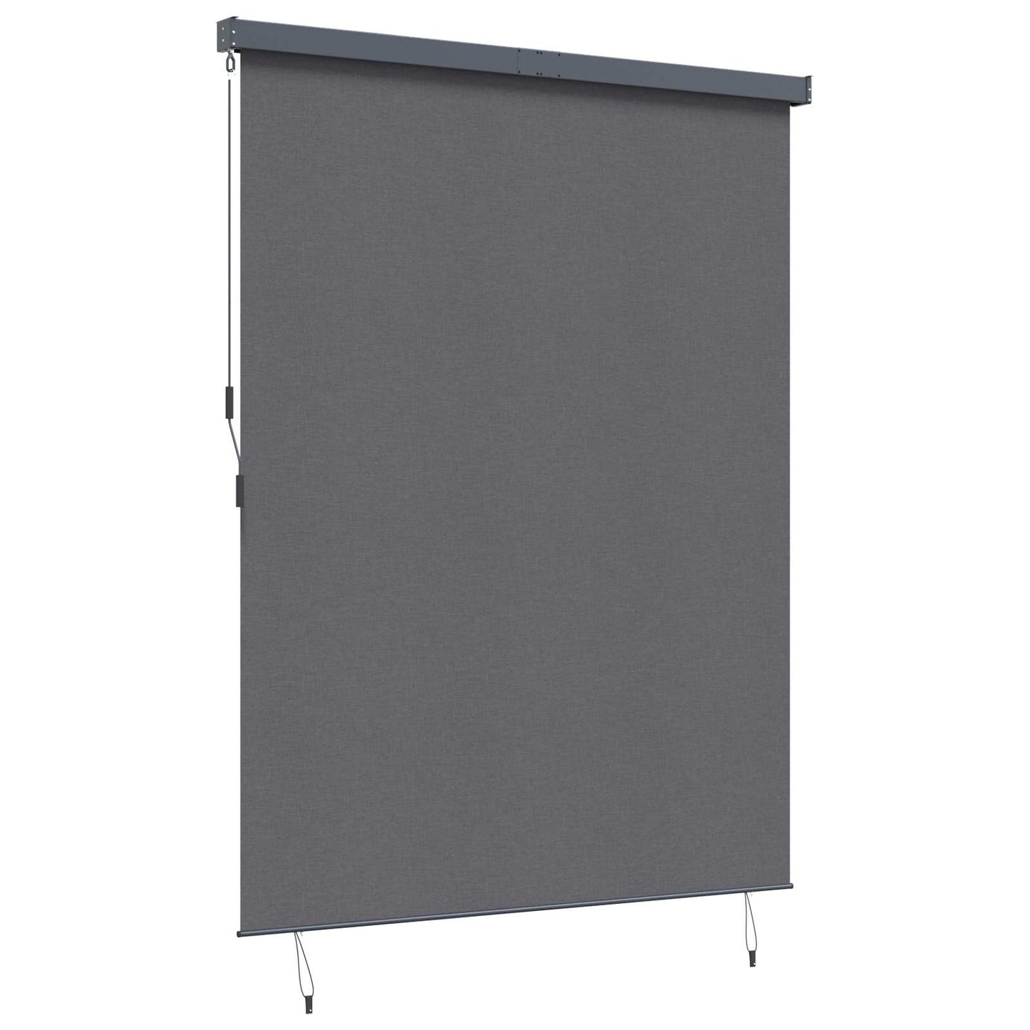 Vidaxl rolgordijn gestreept antraciet 200 x 250 cm stof en aluminium