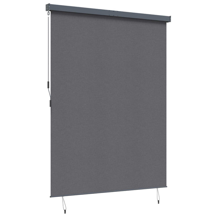 Vidaxl rolgordijn antracietkleurig 220 x 250 cm stof en aluminium
