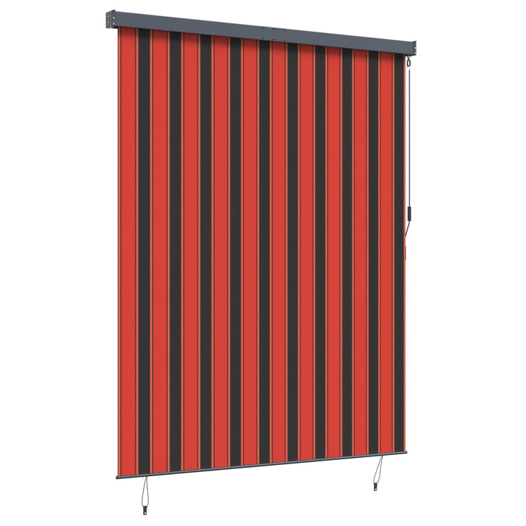 Vidaxl rolgordijn oranje en bruin 220 x 250 cm stof en aluminium
