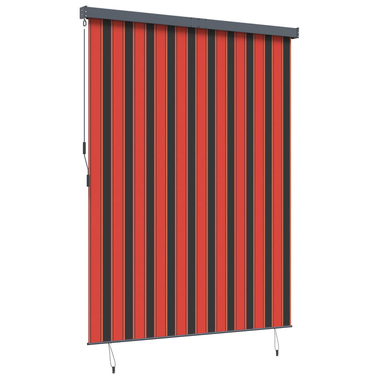 Vidaxl rolgordijn oranje en bruin 220 x 250 cm stof en aluminium