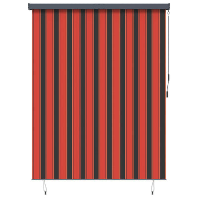 Vidaxl rolgordijn oranje en bruin 220 x 250 cm stof en aluminium