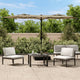 Vidaxl parasol dubbel dak met led's 316x145 cm taupe