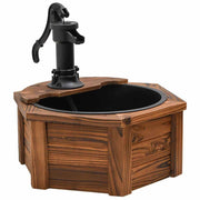 Vidaxl waterfontein met pomp 57x57x53 cm massief vurenhout - afbeelding 2