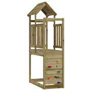 Vidaxl speeltoren met klimwand 53x110x214 cm geïmpregneerd grenenhout - afbeelding 1