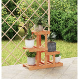 Vidaxl plantenstandaard 58x25x51 cm massief vurenhout - afbeelding 1