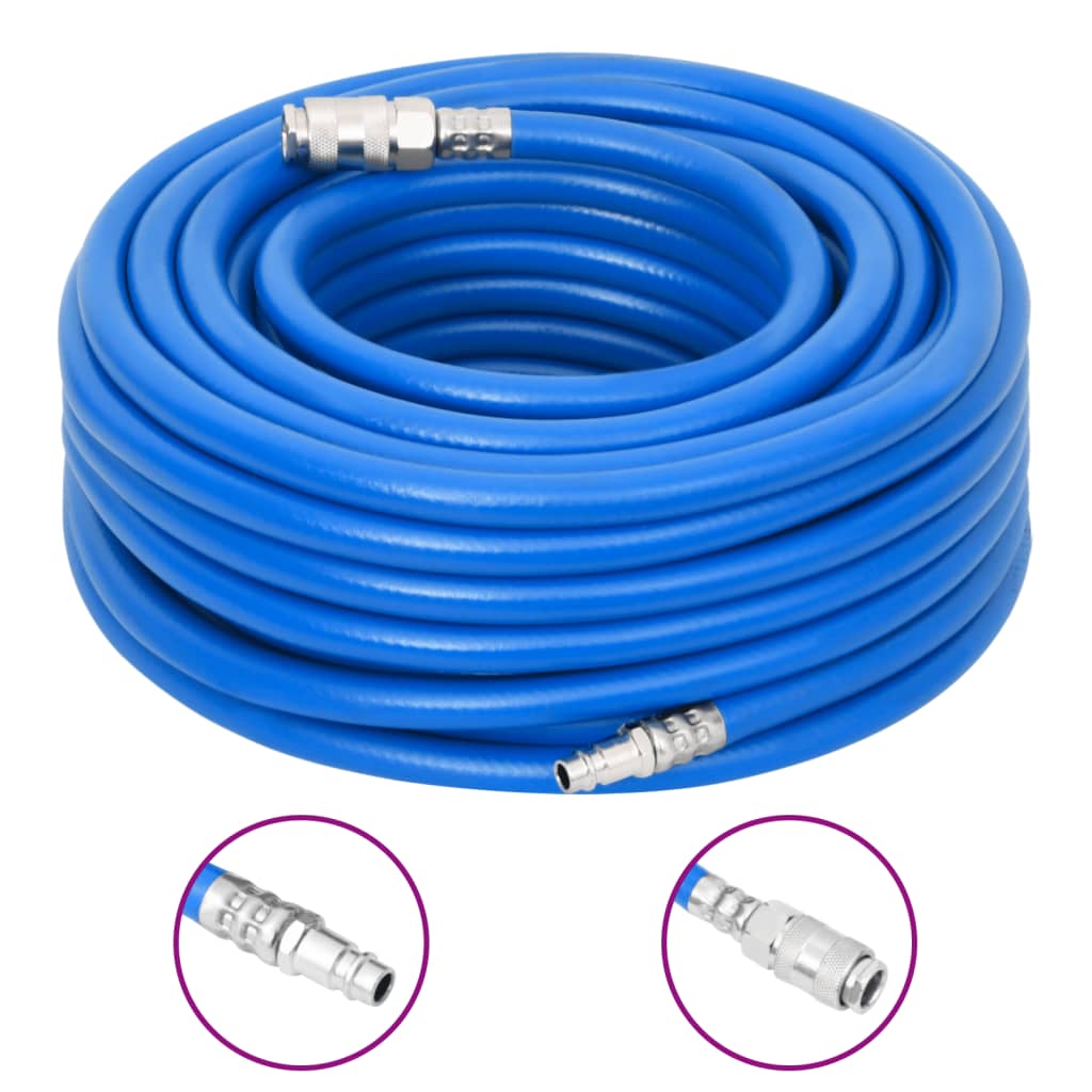 Vidaxl luchtslang 0,7'' 5 m pvc blauw