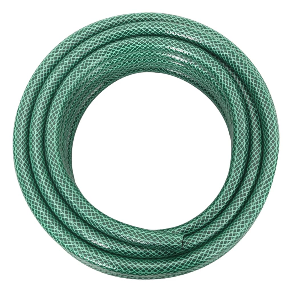 Vidaxl tuinslang met koppelingsset 0,5'' 20 m pvc groen