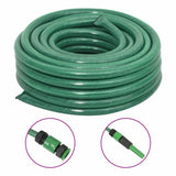 Vidaxl tuinslang met koppelingsset 0,75'' 30 m pvc groen - afbeelding 1
