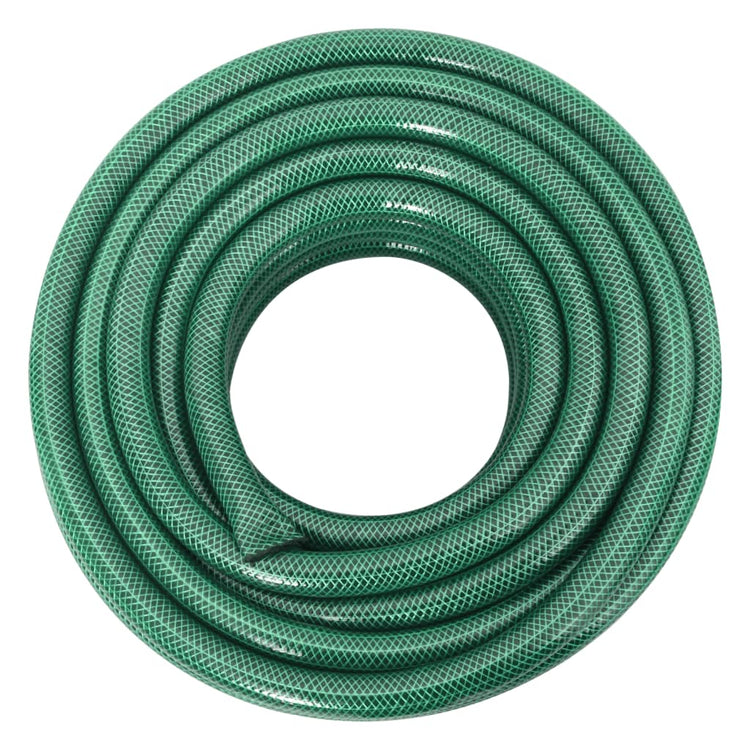 Vidaxl tuinslang met koppelingsset 0,9'' 100 m pvc groen