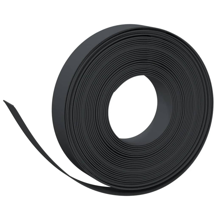 Vidaxl tuinranden 2 st 10 m 10 cm polyetheen zwart