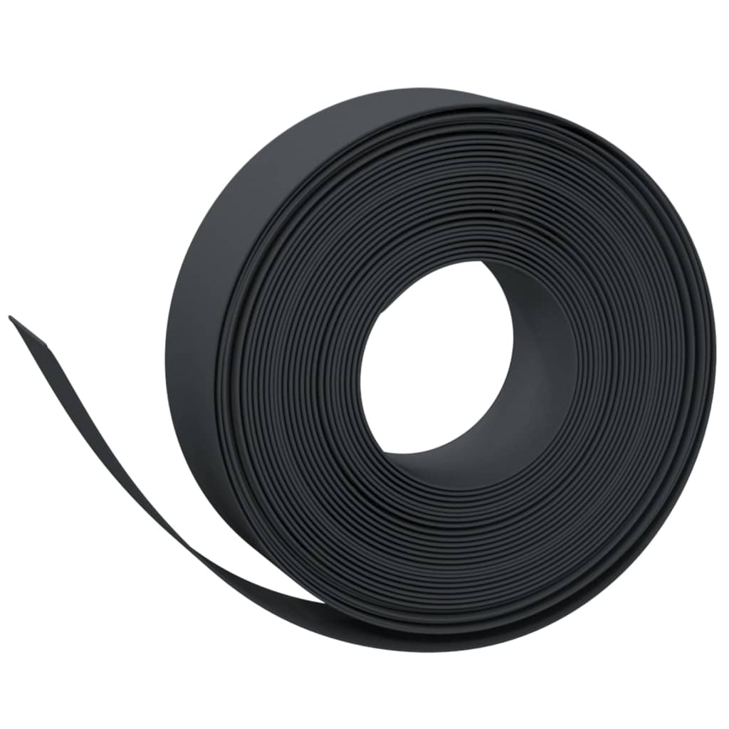 Vidaxl tuinranden 2 st 10 m 15 cm polyetheen zwart
