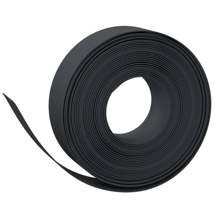 Vidaxl tuinranden 2 st 10 m 15 cm polyetheen zwart