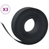 Vidaxl tuinranden 3 st 10 m 15 cm polyetheen zwart