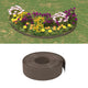 Vidaxl tuinranden 4 st 10 m 15 cm polyetheen bruin