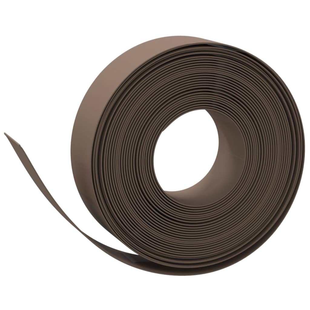 Vidaxl tuinranden 5 st 10 m 15 cm polyetheen bruin