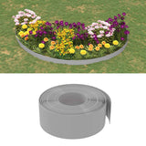 Vidaxl tuinranden 3 st 10 m 20 cm polyetheen grijs - afbeelding 1