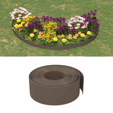 Vidaxl tuinranden 5 st 10 m 20 cm polyetheen bruin - afbeelding 1
