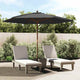 Vidaxl parasol met houten paal 299x240 cm zwart