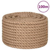 Vidaxl touw 100 m lang 16 mm dik jute - afbeelding 2