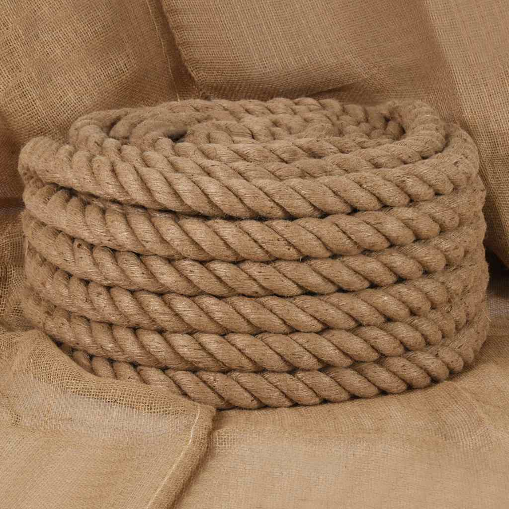 Vidaxl touw 10 m lang 40 mm dik jute