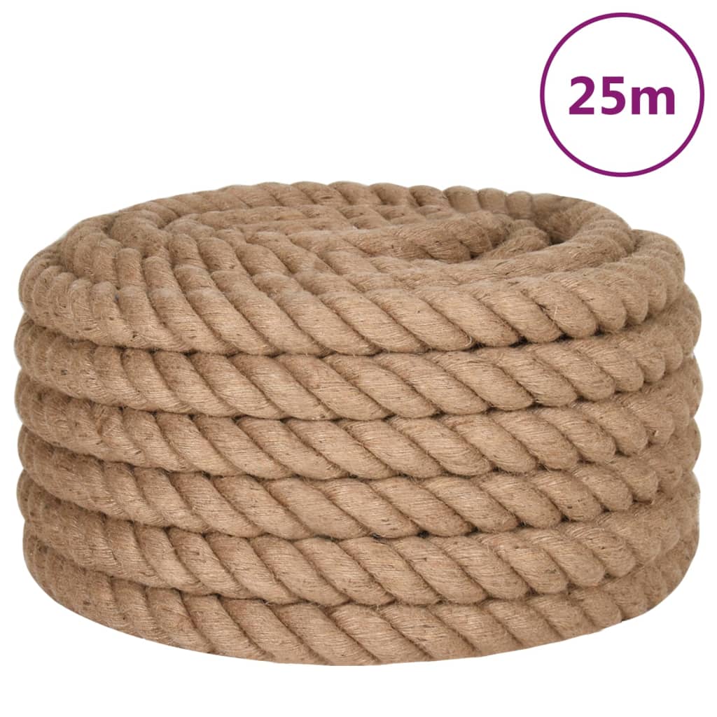 Vidaxl touw 25 m lang 40 mm dik jute