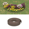 Vidaxl tuinrand 10 m 10 cm polyetheen bruin