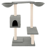 Vidaxl kattenmeubel met krabpalen 82 cm lichtgrijs - afbeelding 3