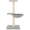Vidaxl kattenmeubel met sisal krabpalen 72 cm lichtgrijs