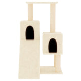 Vidaxl kattenmeubel met sisal krabpalen 82 cm crèmekleurig - afbeelding 3