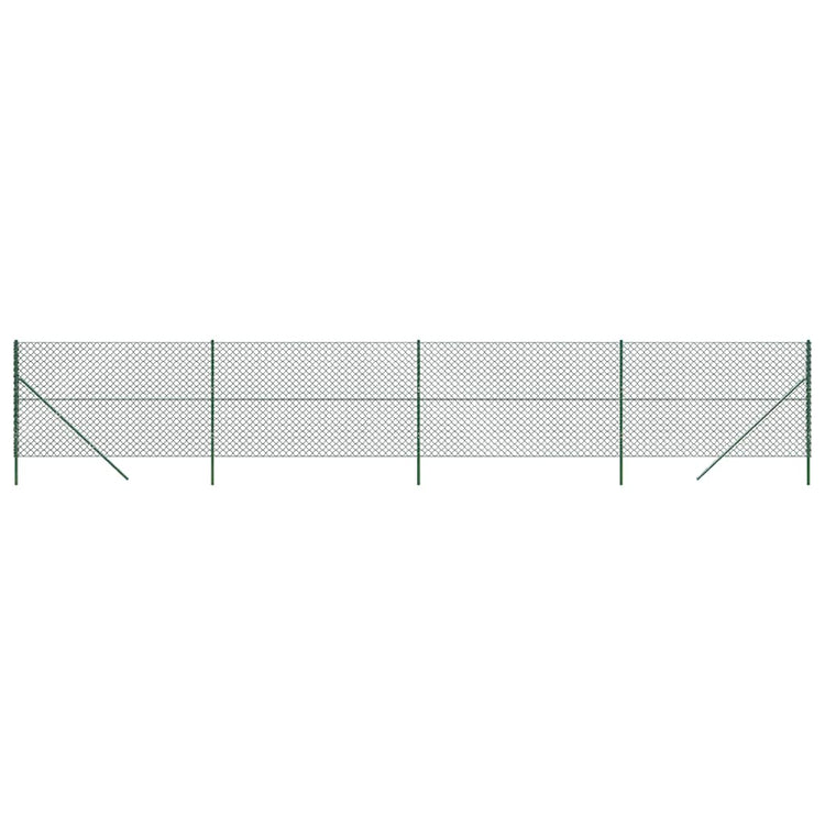 Vidaxl gaashek 2,2x10 m groen