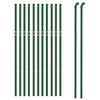 Vidaxl gaashek 1,1x25 m groen