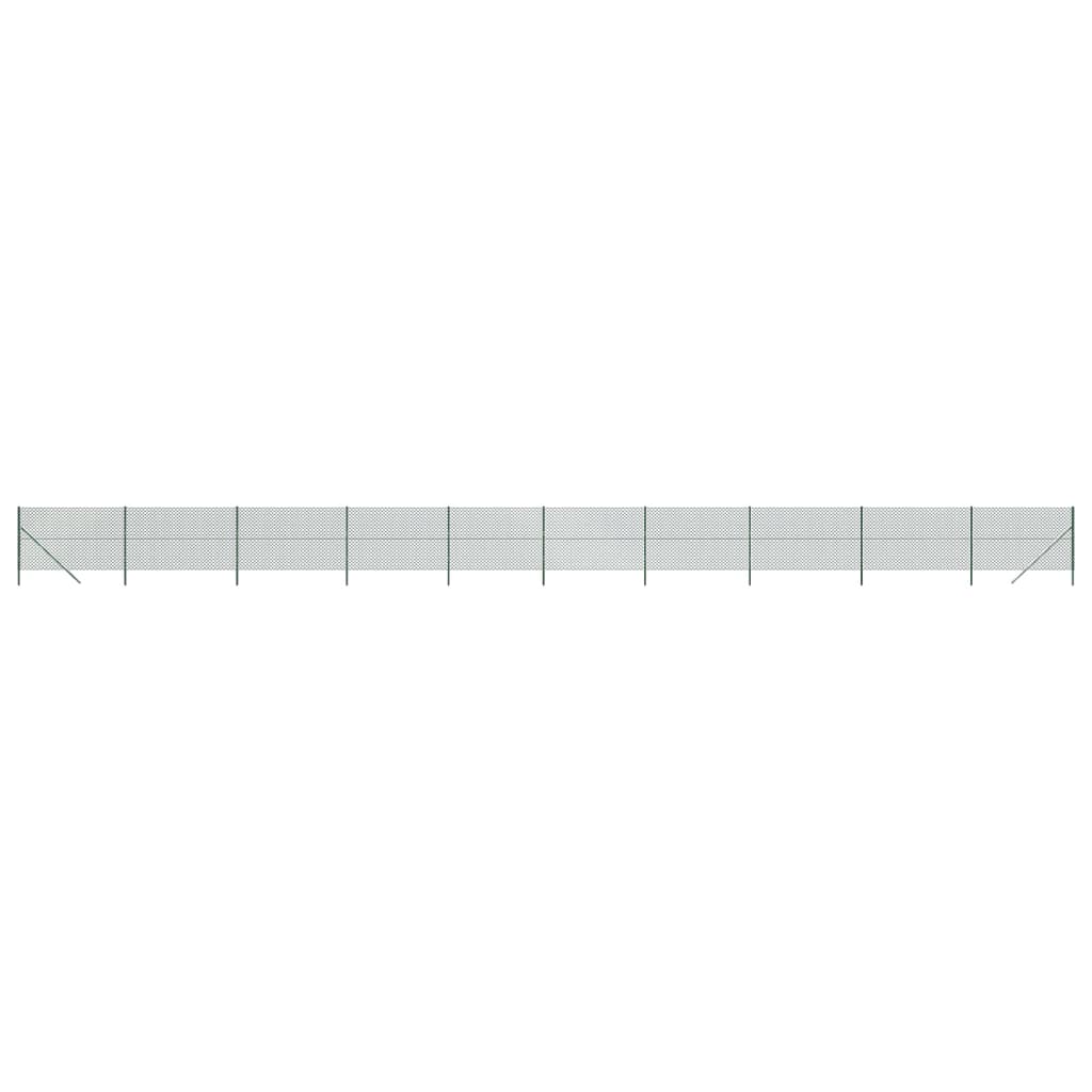 VidaXL Gaashek 2x25 m groen