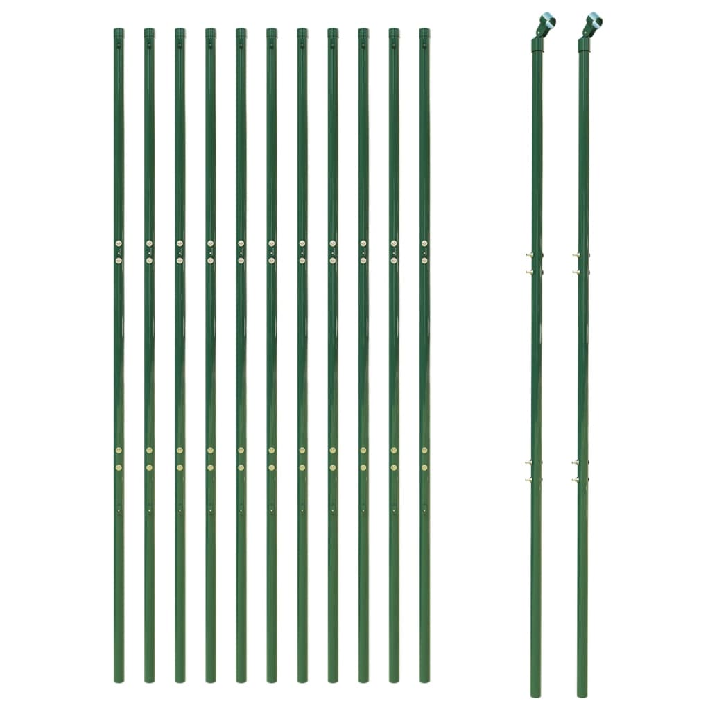 VidaXL Gaashek 2x25 m groen