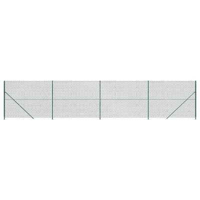 Vidaxl gaashek met flens 1,6x10 m groen