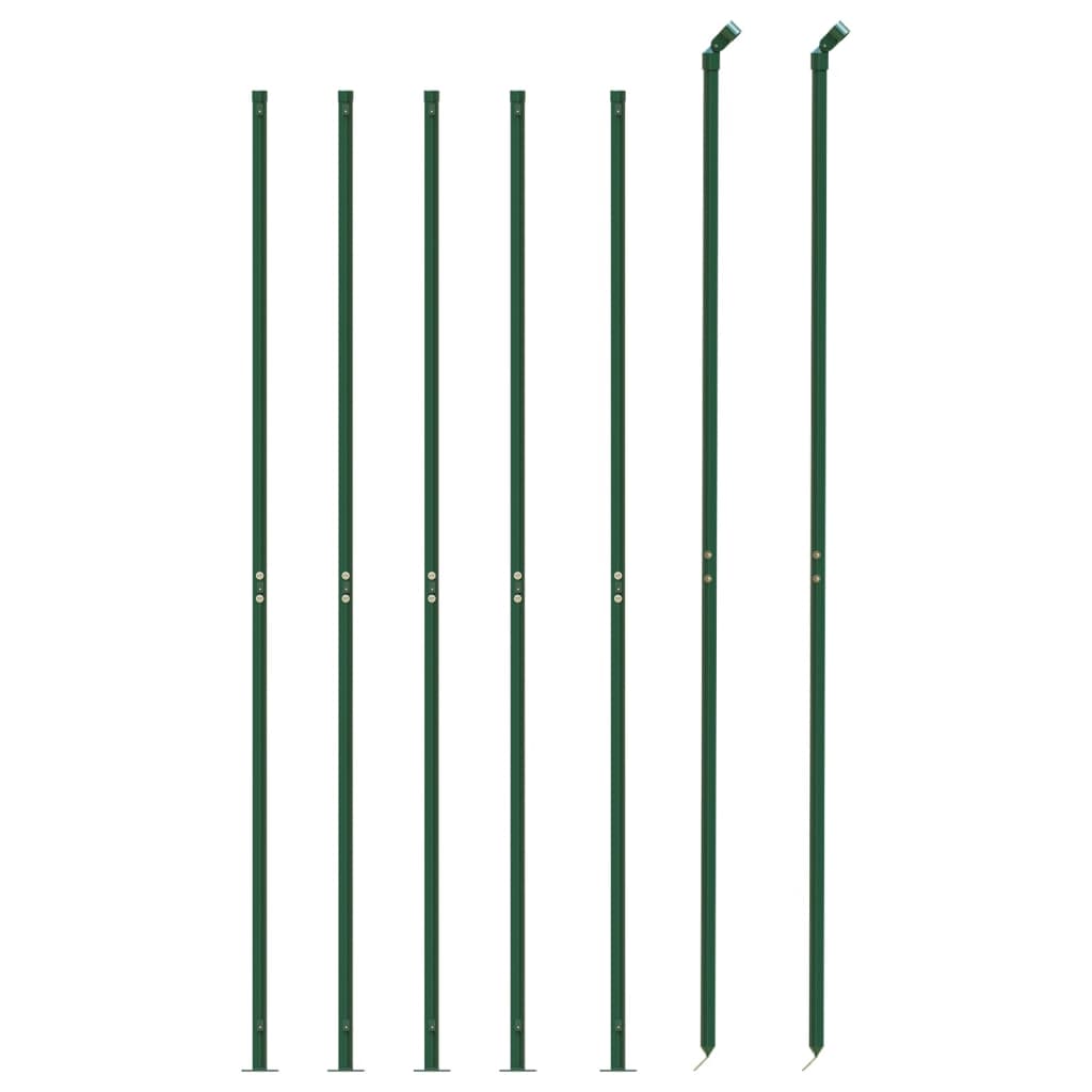 Vidaxl gaashek met flens 2x10 m groen