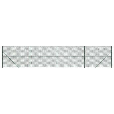 Vidaxl gaashek met flens 2,2x10 m groen